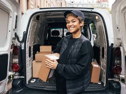 delivery woman photo