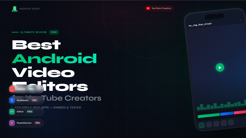 Android video editor for YouTube